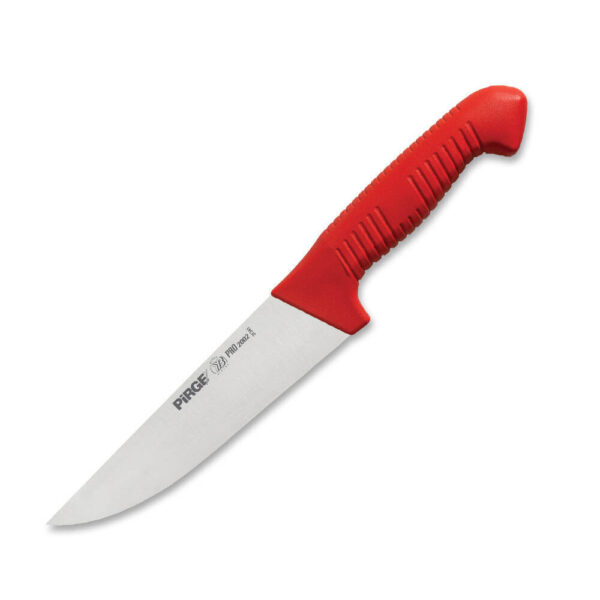 چاقو سلاخی برند پیرگه اصل ترکیه 14.5 سانتی متر (سایز 5) سری Pirge Pro2002 قرمز رنگ